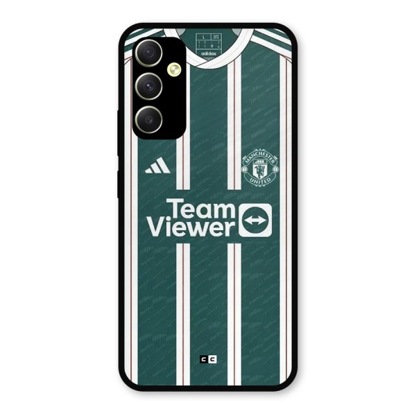 Manchester Team jersey Metal Back Case for Galaxy A34