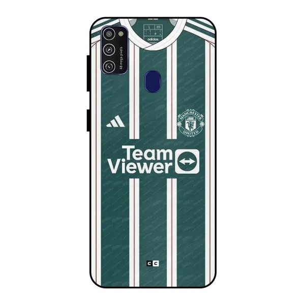 Manchester Team jersey Metal Back Case for Galaxy M21