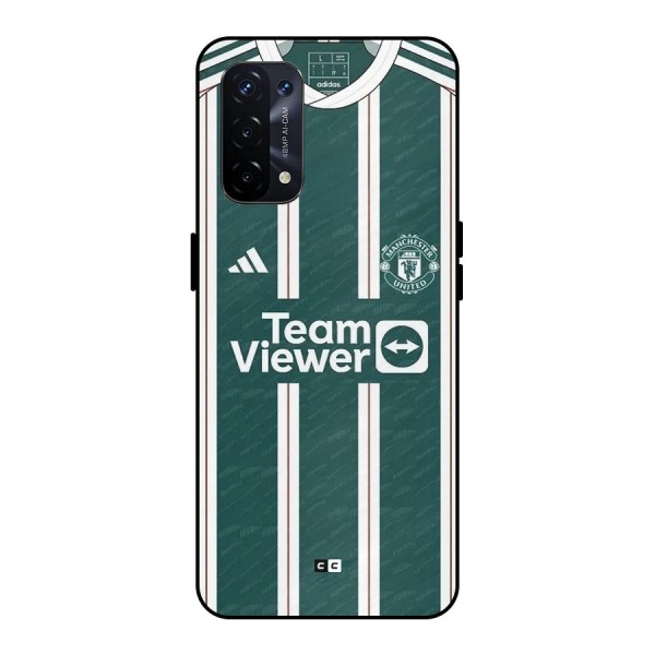 Manchester Team jersey Metal Back Case for Oppo A74 5G