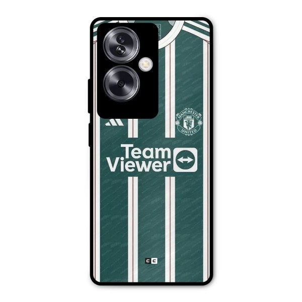 Manchester Team jersey Metal Back Case for Oppo A79 5G