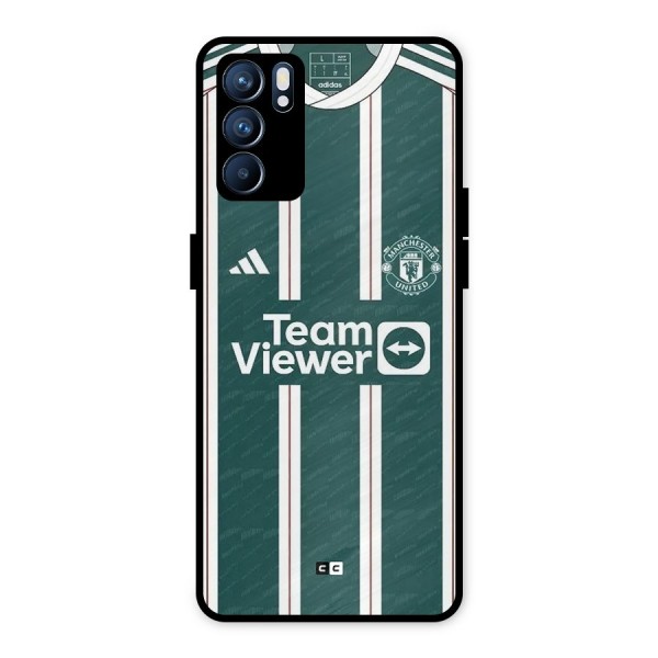 Manchester Team jersey Metal Back Case for Oppo Reno6 5G