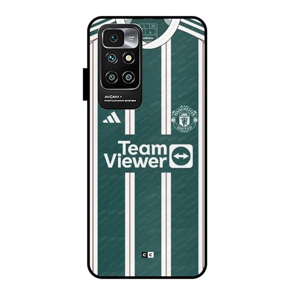 Manchester Team jersey Metal Back Case for Redmi 10 Prime