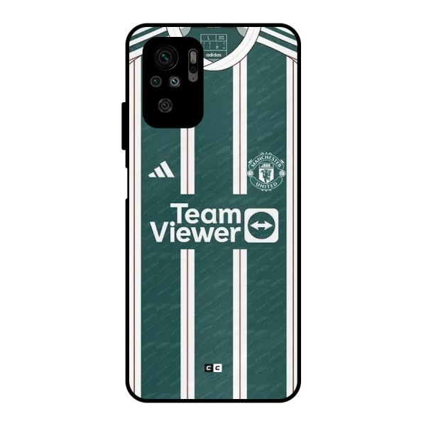 Manchester Team jersey Metal Back Case for Redmi Note 10