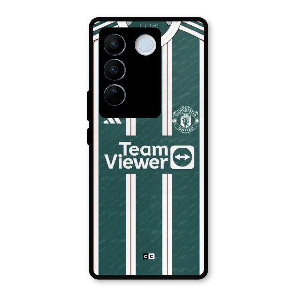 Manchester Team jersey Metal Back Case for Vivo V27 Pro