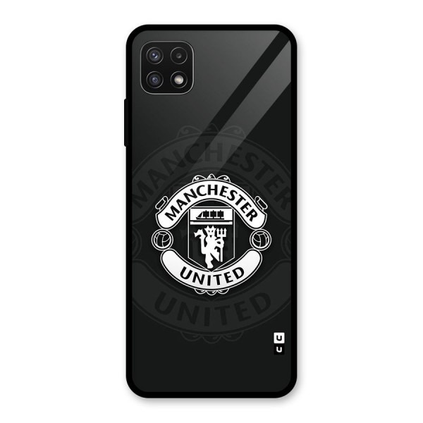 Manchester United Glass Back Case for Galaxy A22 5G