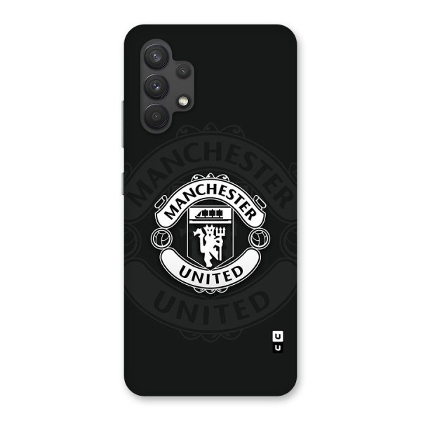 Manchester United Glass Back Case for Galaxy A32
