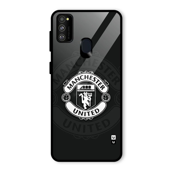 Manchester United Glass Back Case for Galaxy M21