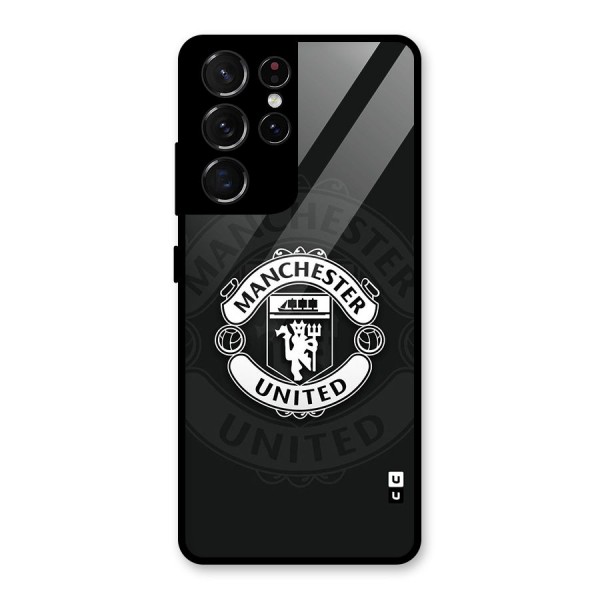 Manchester United Glass Back Case for Galaxy S21 Ultra 5G