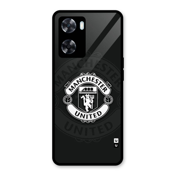 Manchester United Glass Back Case for Oppo A77s