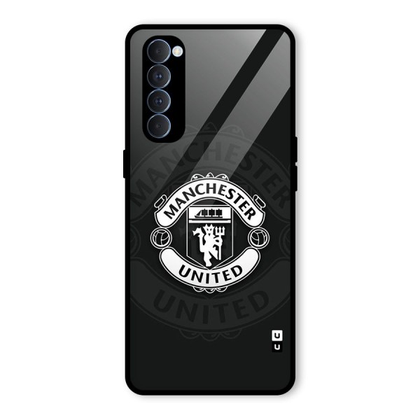 Manchester United Glass Back Case for Oppo Reno4 Pro