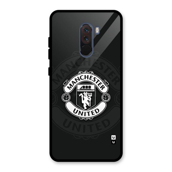 Manchester United Glass Back Case for Poco F1