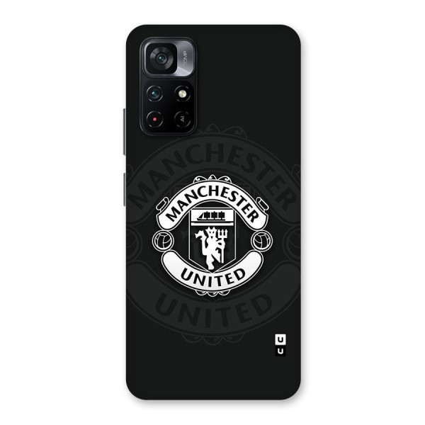 Manchester United Glass Back Case for Poco M4 Pro 5G