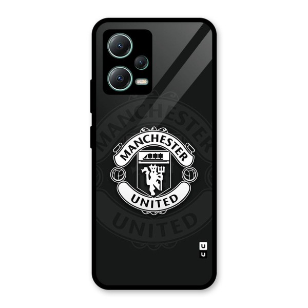 Manchester United Glass Back Case for Poco X5