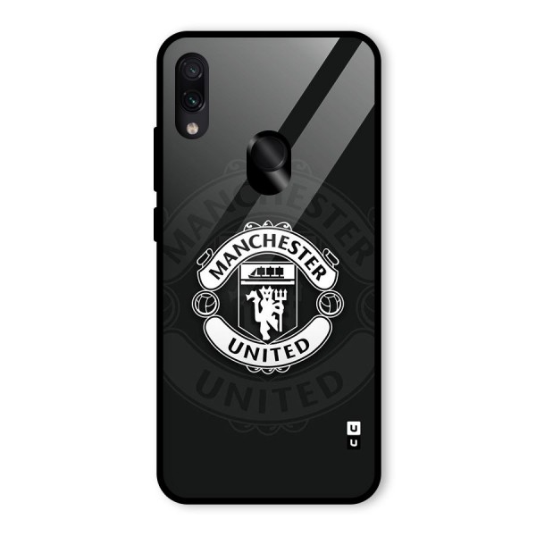 Manchester United Glass Back Case for Redmi Note 7S