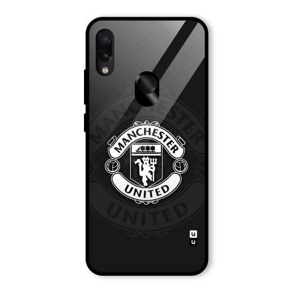 Manchester United Glass Back Case for Redmi Note 7 Pro