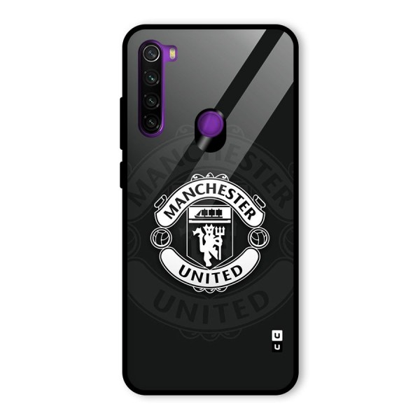 Manchester United Glass Back Case for Redmi Note 8