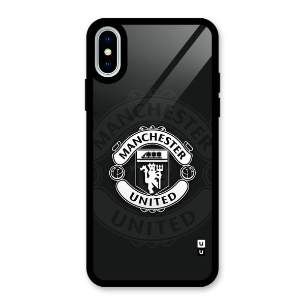 Manchester United Glass Back Case for iPhone XS