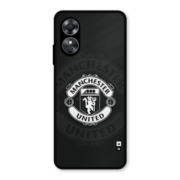 Manchester United Metal Back Case for Oppo A17