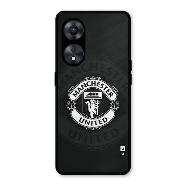 Manchester United Metal Back Case for Oppo A78