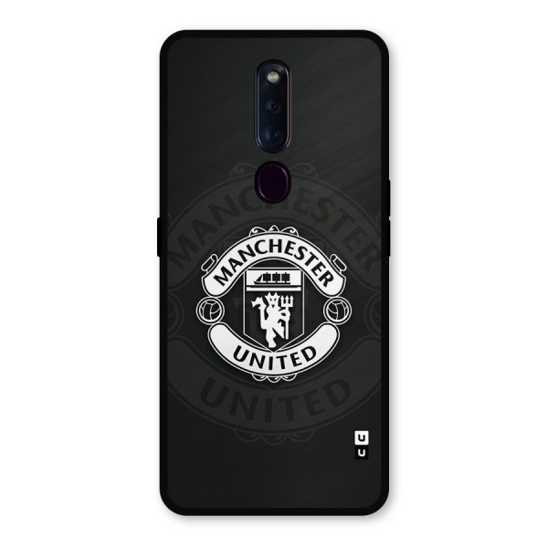 Manchester United Metal Back Case for Oppo F11 Pro