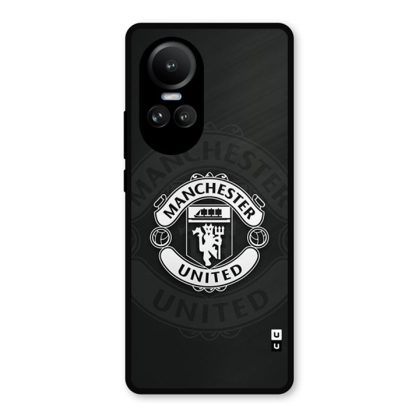 Manchester United Metal Back Case for Oppo Reno10 Pro