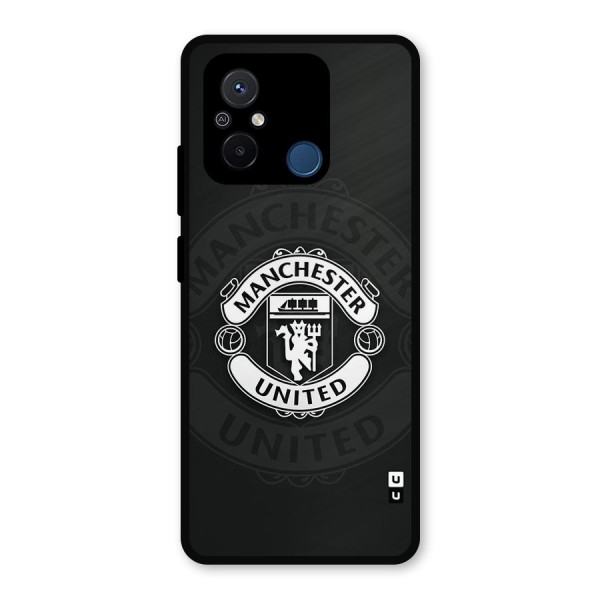 Manchester United Metal Back Case for Poco C55