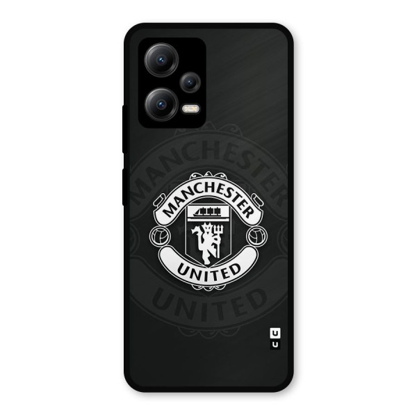 Manchester United Metal Back Case for Poco X5