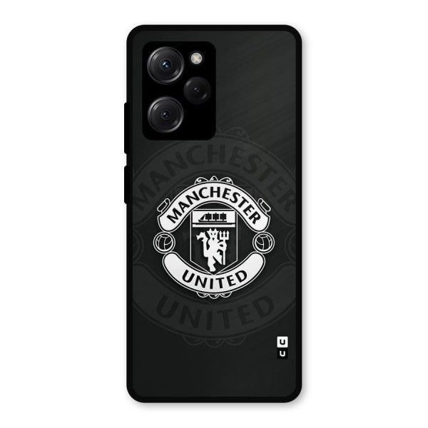 Manchester United Metal Back Case for Poco X5 Pro