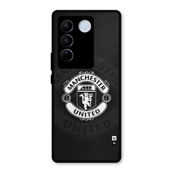 Manchester United Metal Back Case for Vivo V27 Pro