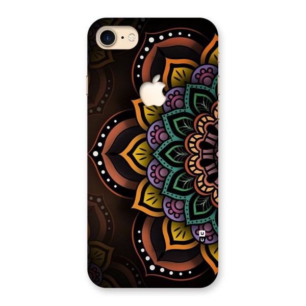 Mandala Artist Back Case for iPhone 7 Apple Cut