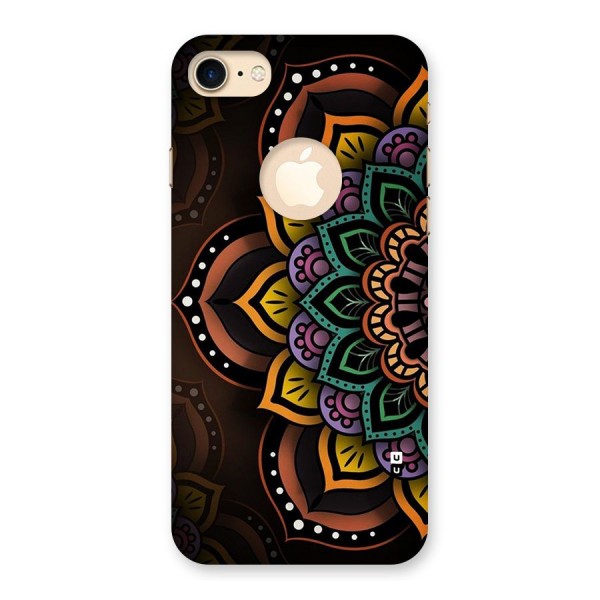 Mandala Artist Back Case for iPhone 8 Logo Cut