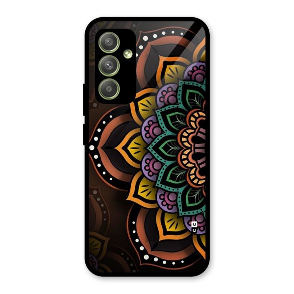 Mandala Artist Glass Back Case for Galaxy A54