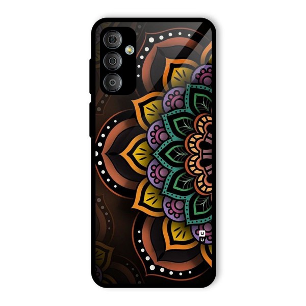 Mandala Artist Glass Back Case for Galaxy F23