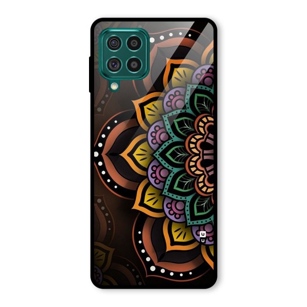 Mandala Artist Glass Back Case for Galaxy F62