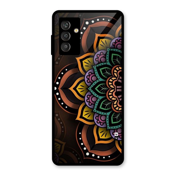 Mandala Artist Glass Back Case for Galaxy M13