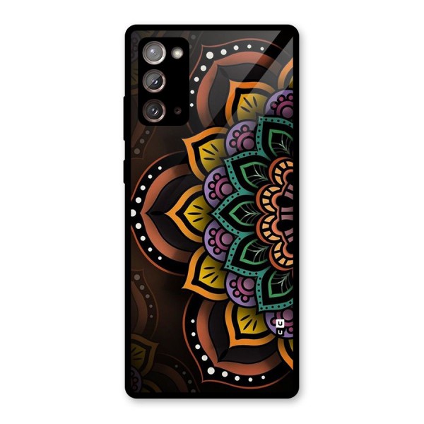 Mandala Artist Glass Back Case for Galaxy Note 20