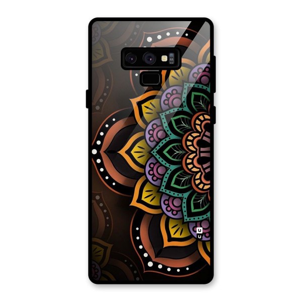 Mandala Artist Glass Back Case for Galaxy Note 9