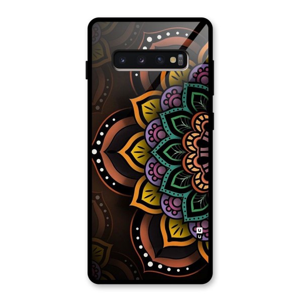 Mandala Artist Glass Back Case for Galaxy S10 Plus