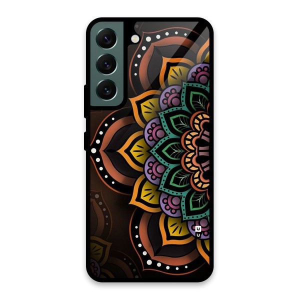 Mandala Artist Glass Back Case for Galaxy S22 5G