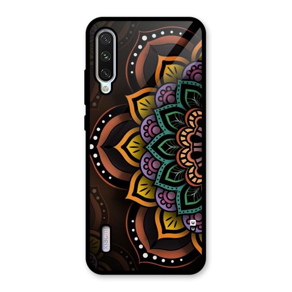 Mandala Artist Glass Back Case for Mi A3