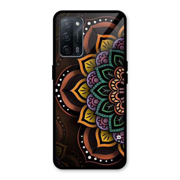 Mandala Artist Glass Back Case for Oppo A53s 5G