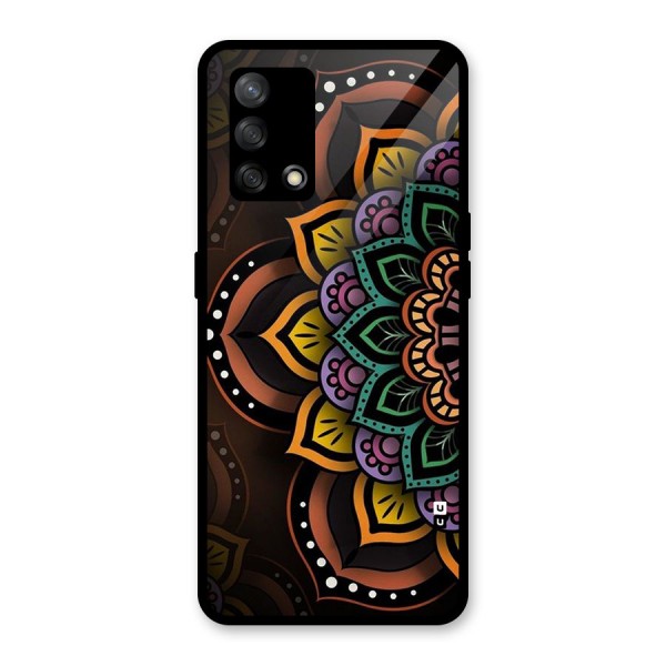 Mandala Artist Glass Back Case for Oppo F19