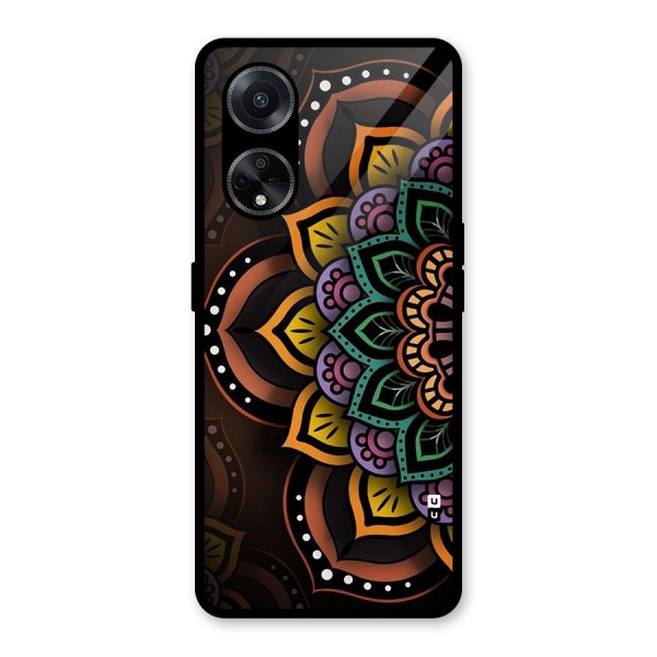 Mandala Artist Glass Back Case for Oppo F23