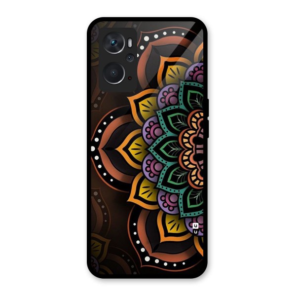 Mandala Artist Glass Back Case for Oppo K10 4G