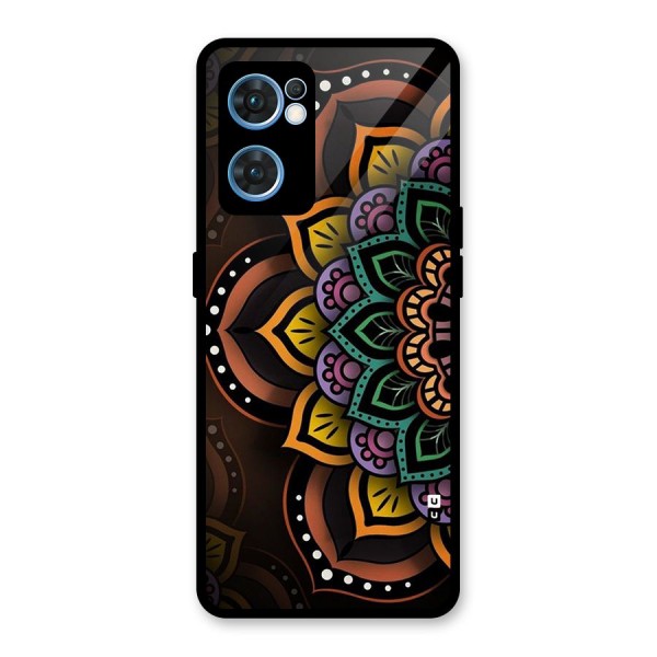 Mandala Artist Glass Back Case for Oppo Reno7 5G