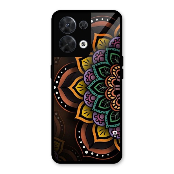 Mandala Artist Glass Back Case for Oppo Reno8 5G