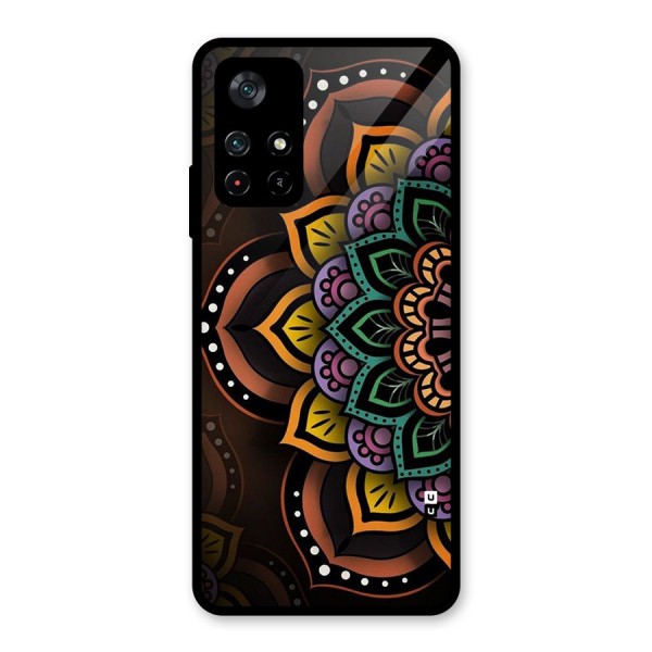 Mandala Artist Glass Back Case for Poco M4 Pro 5G