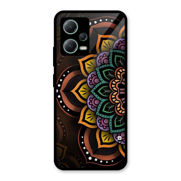 Mandala Artist Glass Back Case for Poco X5