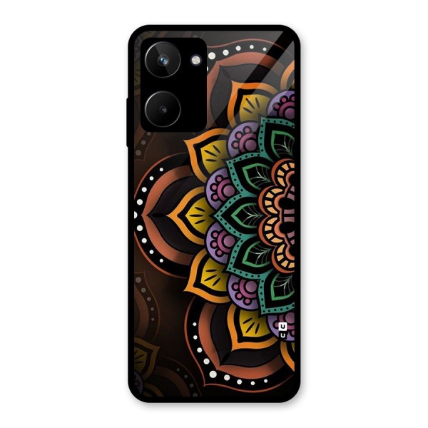 Mandala Artist Glass Back Case for Realme 10