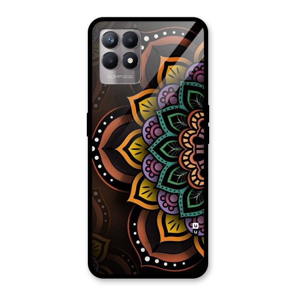 Mandala Artist Glass Back Case for Realme 8i